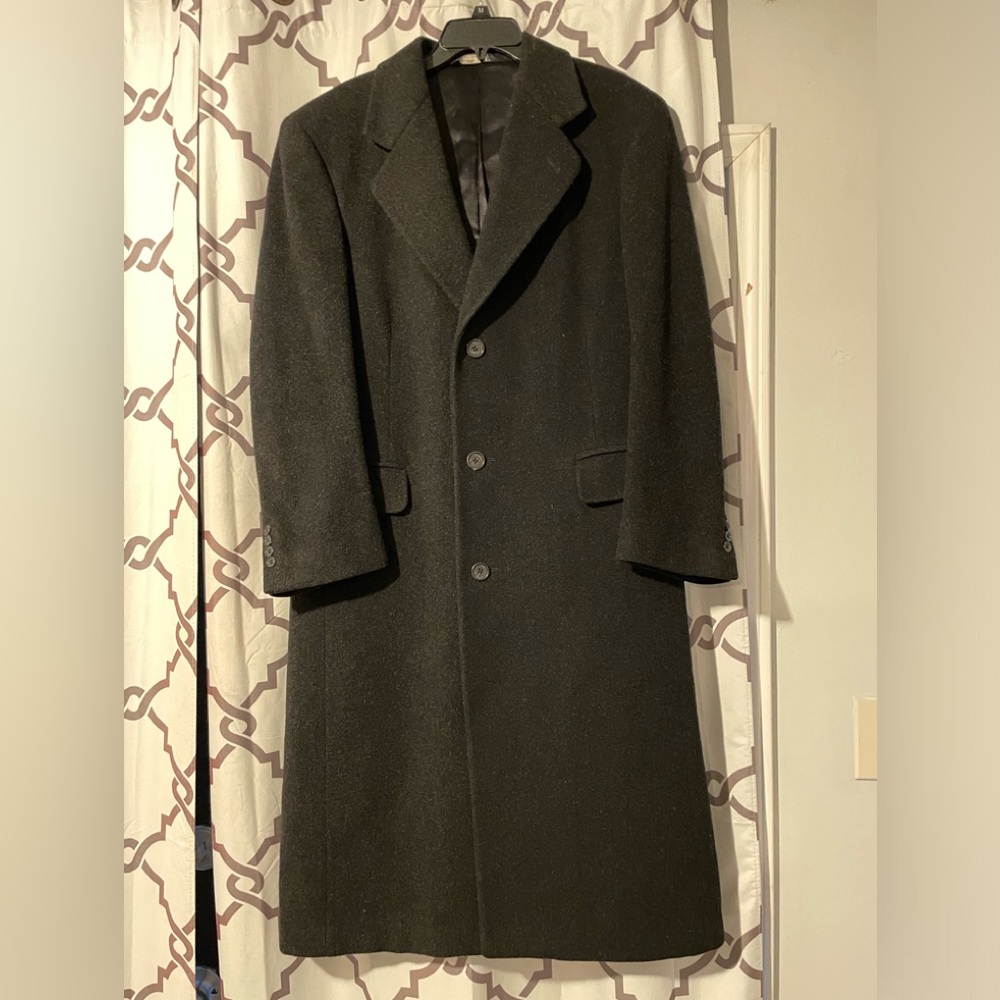 Vintage Christian Dior Wool Trench Coat